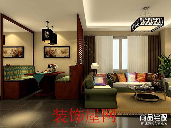 中式吊灯效果图