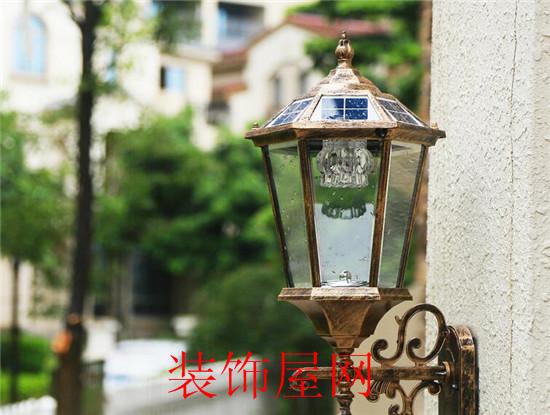 室外壁灯效果图