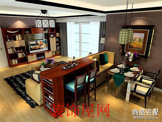 客厅吧台装修效果图