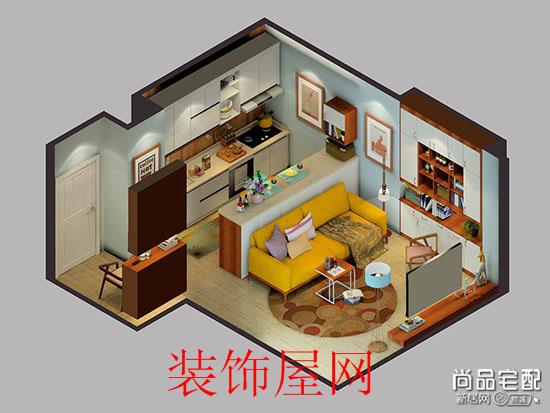 厨房与餐厅酒柜隔断
