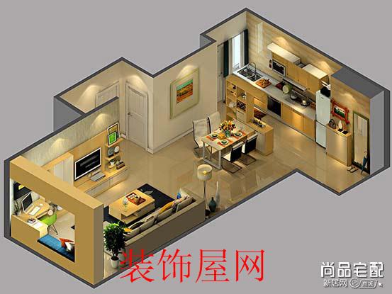 厨房与餐厅酒柜隔断